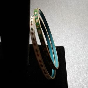 Brass & Cloisenne Bracelets